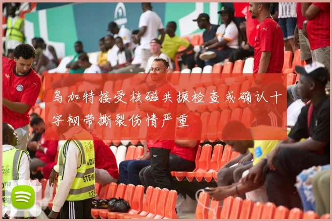 乌加特接受核磁共振检查或确认十字韧带撕裂伤情严重